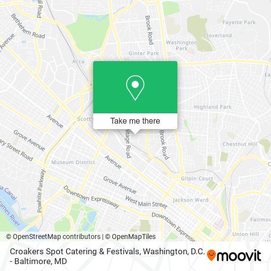 Croakers Spot Catering & Festivals map