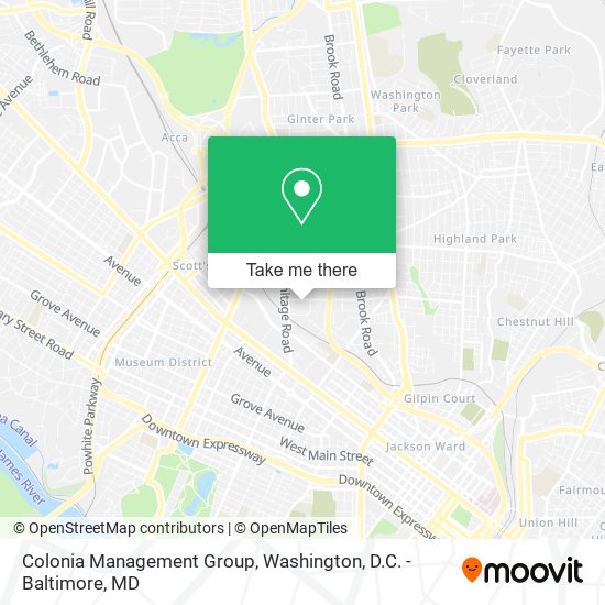 Mapa de Colonia Management Group