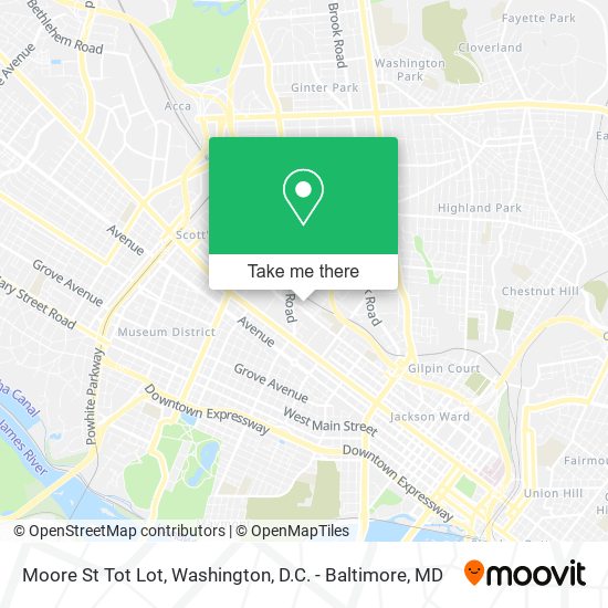 Moore St Tot Lot map