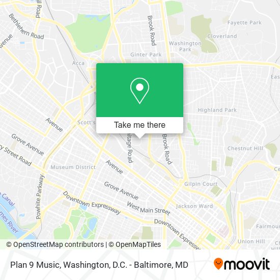 Plan 9 Music map