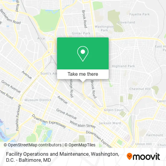 Facility Operations and Maintenance map