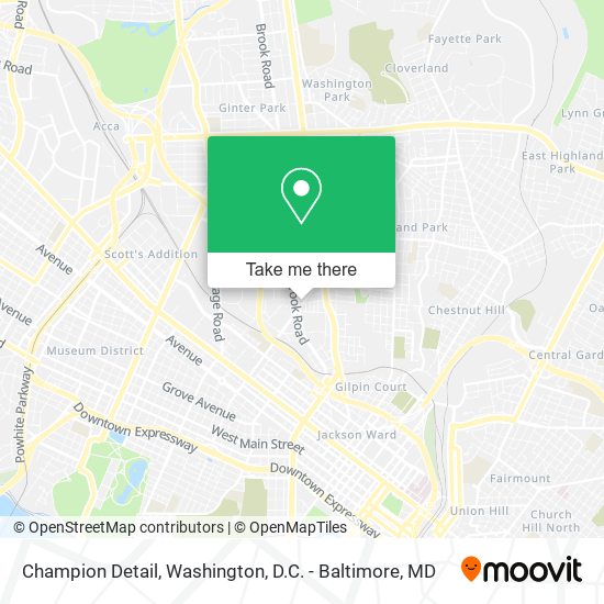 Champion Detail map