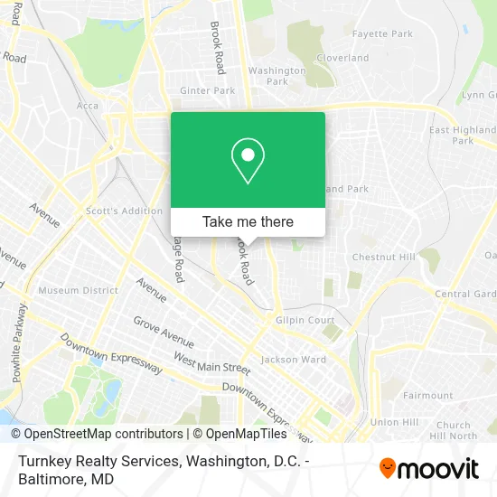 Turnkey Realty Services map