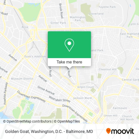 Golden Goat map