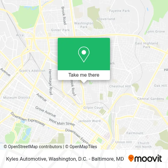 Kyles Automotive map