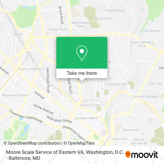 Moore Scale Service of Eastern VA map