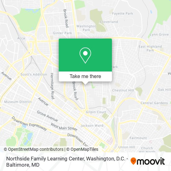 Mapa de Northside Family Learning Center