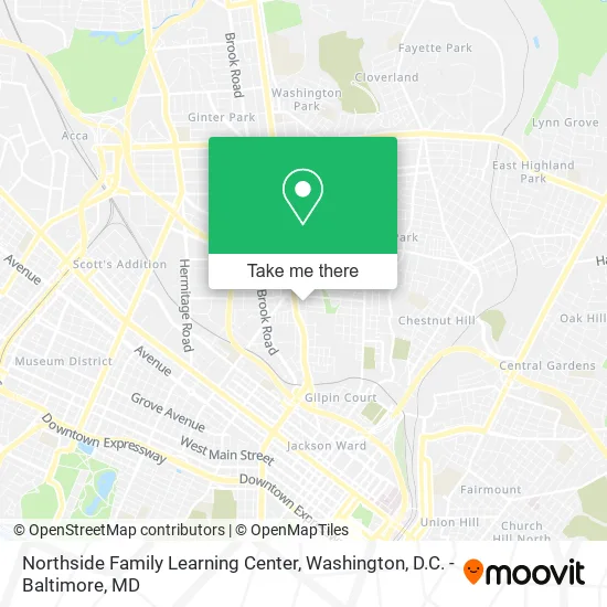 Northside Family Learning Center map