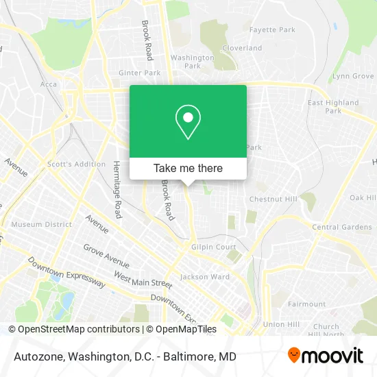 Autozone map