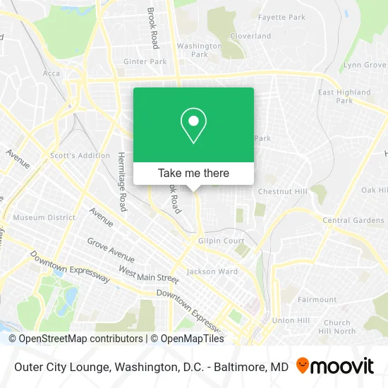 Outer City Lounge map