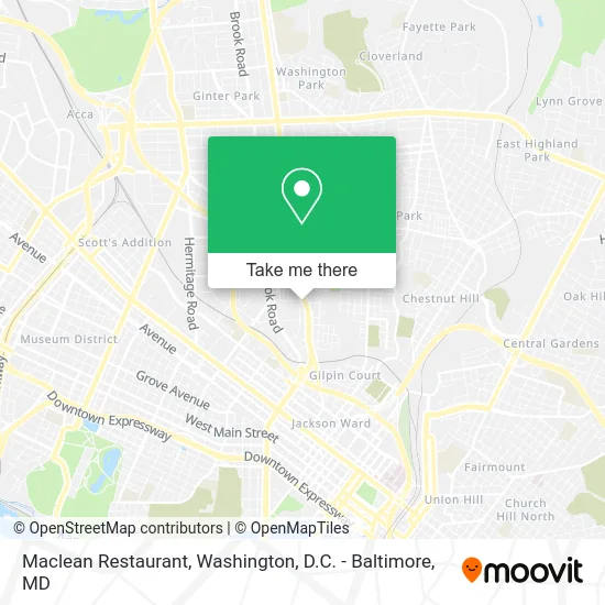 Maclean Restaurant map