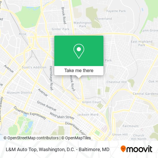 L&M Auto Top map