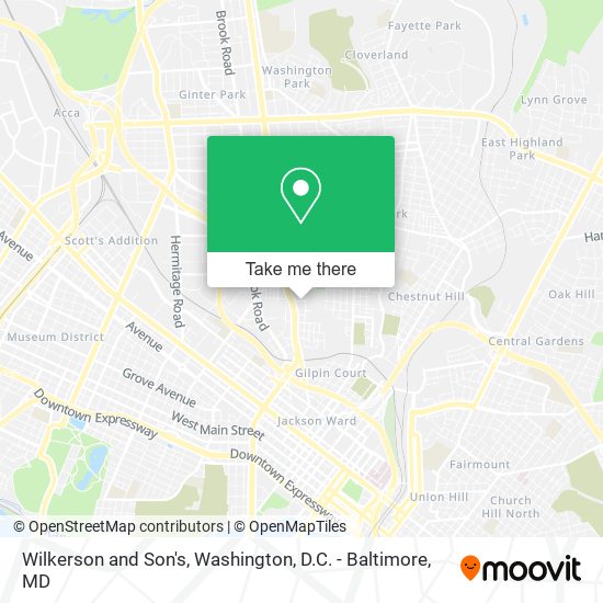 Mapa de Wilkerson and Son's