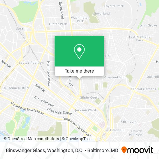 Binswanger Glass map