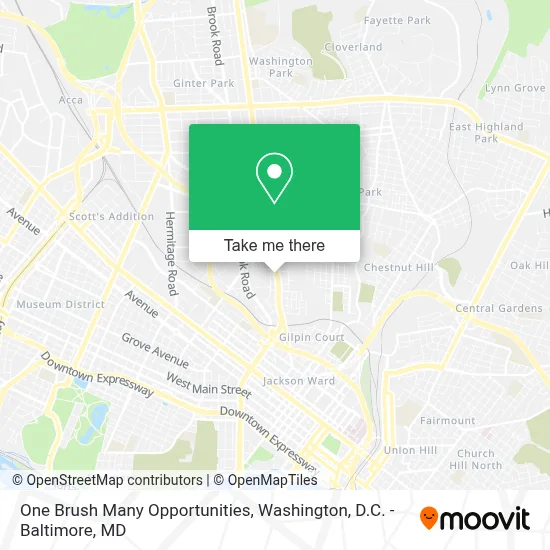 One Brush Many Opportunities map