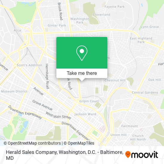 Herald Sales Company map
