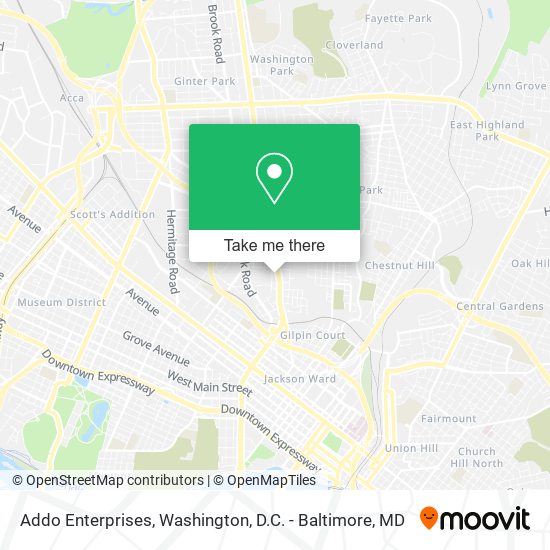 Addo Enterprises map