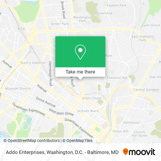 Addo Enterprises map