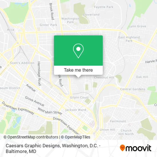 Caesars Graphic Designs map