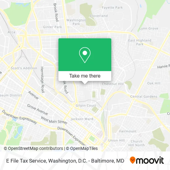 E File Tax Service map