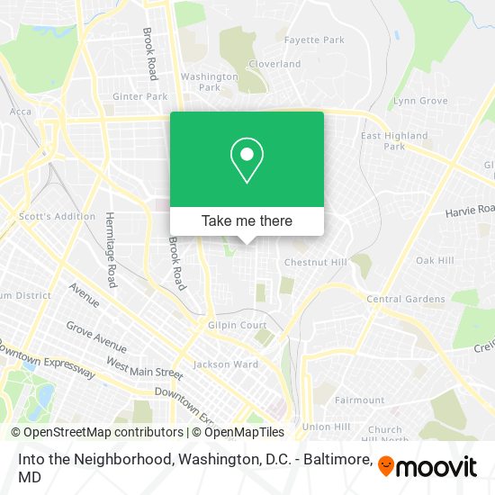 Mapa de Into the Neighborhood