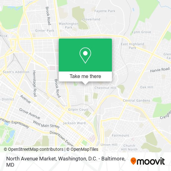North Avenue Market map