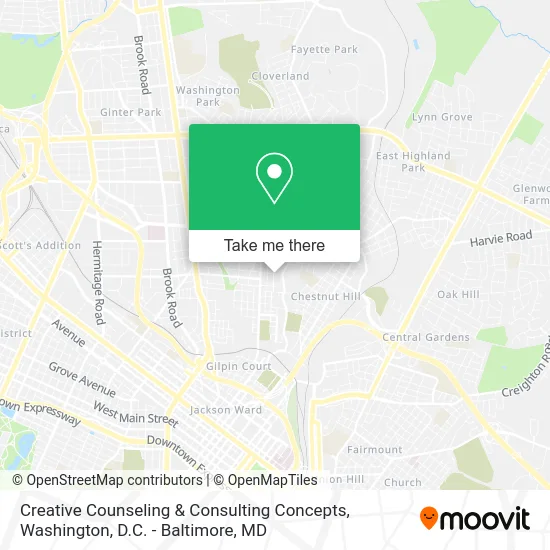 Creative Counseling & Consulting Concepts map