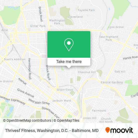 Thrivesf Fitness map