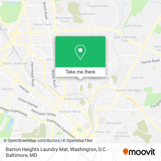 Mapa de Barton Heights Laundry Mat