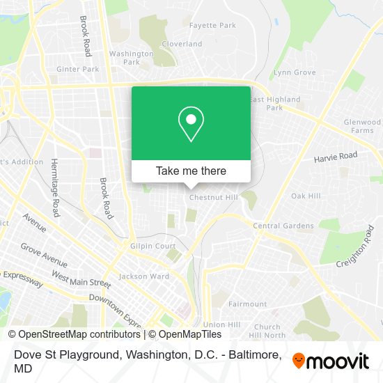Dove St Playground map