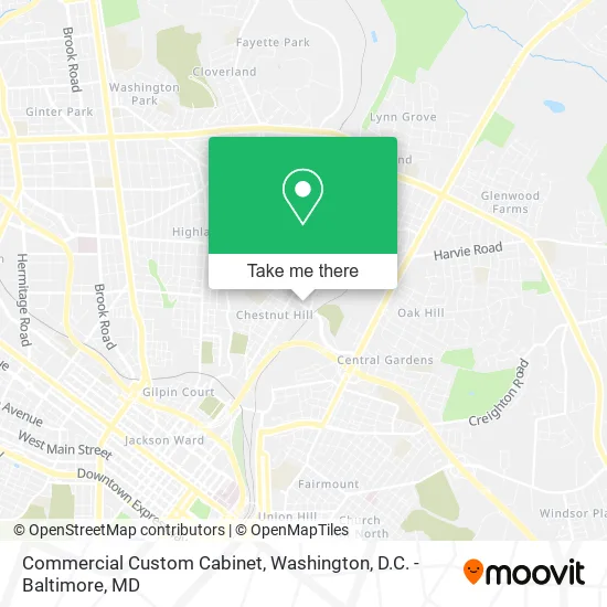 Commercial Custom Cabinet map