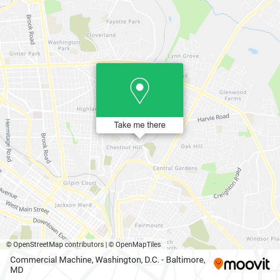 Commercial Machine map