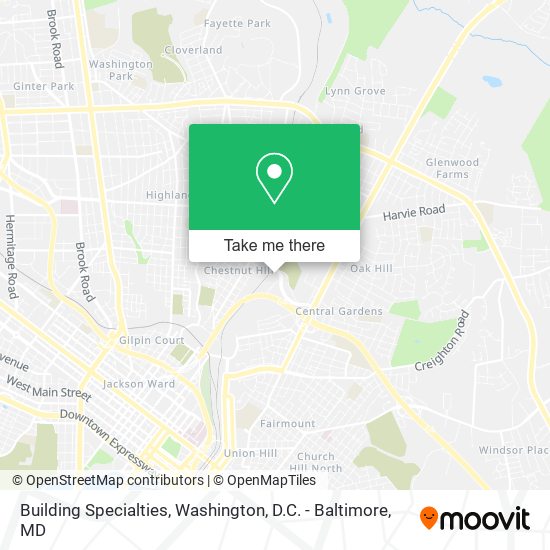 Building Specialties map