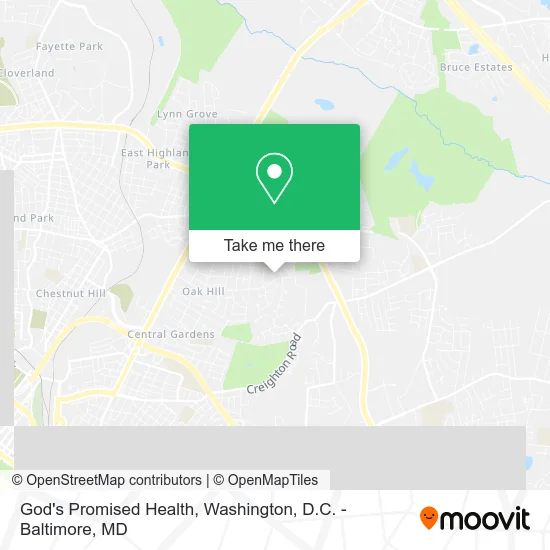 God's Promised Health map