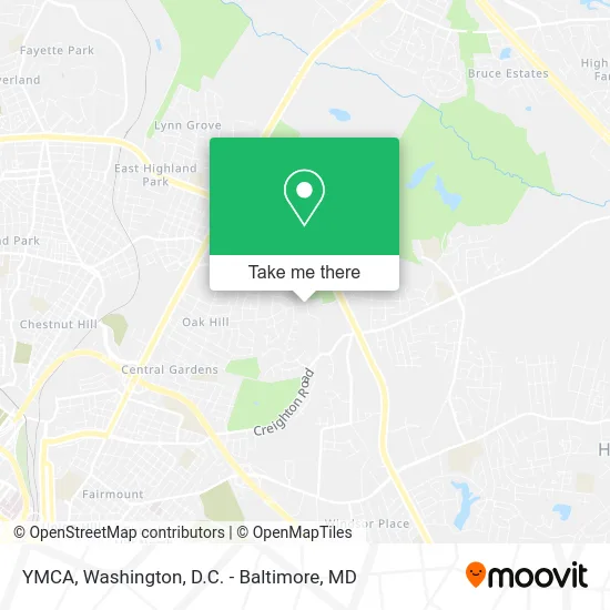 YMCA map