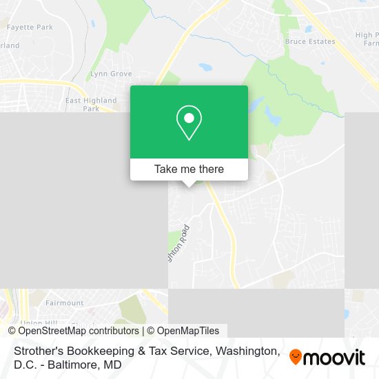 Strother's Bookkeeping & Tax Service map