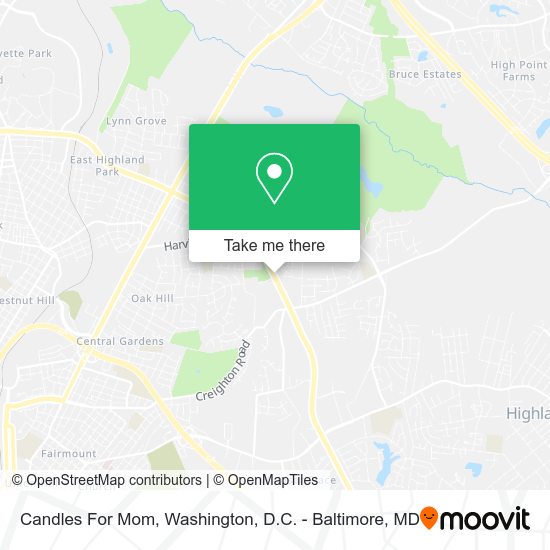 Candles For Mom map