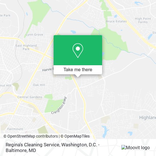 Regina's Cleaning Service map