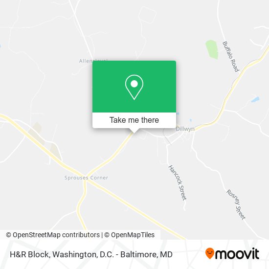 Mapa de H&R Block