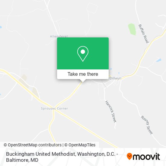 Buckingham United Methodist map