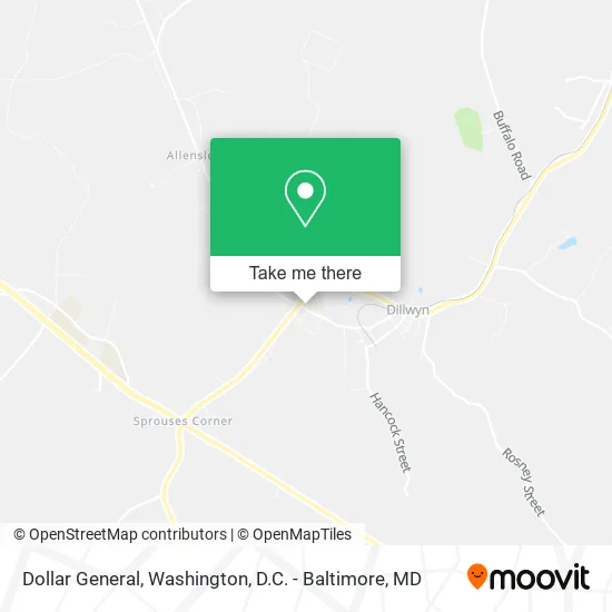 Dollar General map