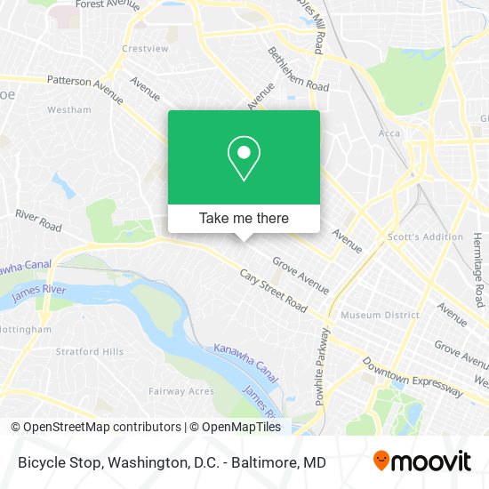 Bicycle Stop map