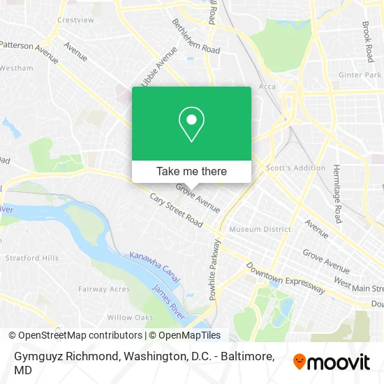 Gymguyz Richmond map