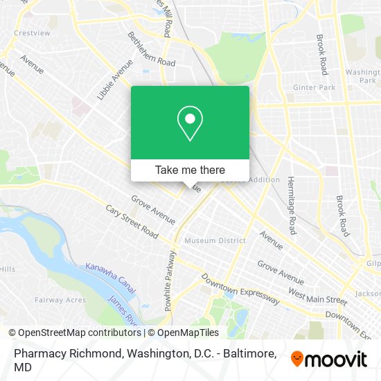 Pharmacy Richmond map