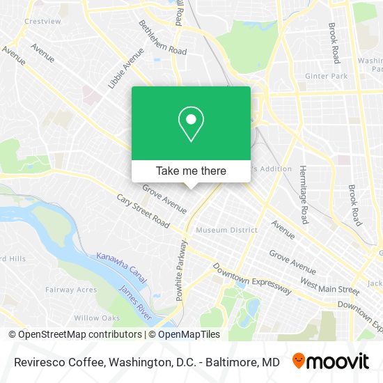 Reviresco Coffee map