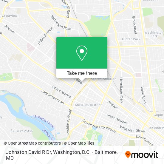 Johnston David R Dr map