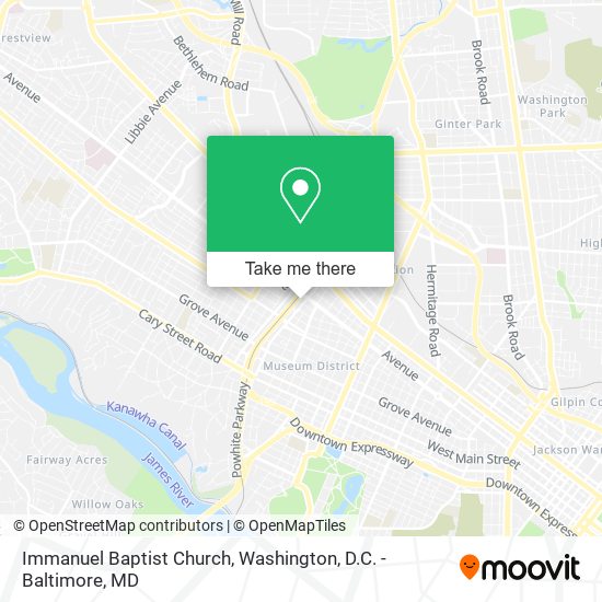Mapa de Immanuel Baptist Church