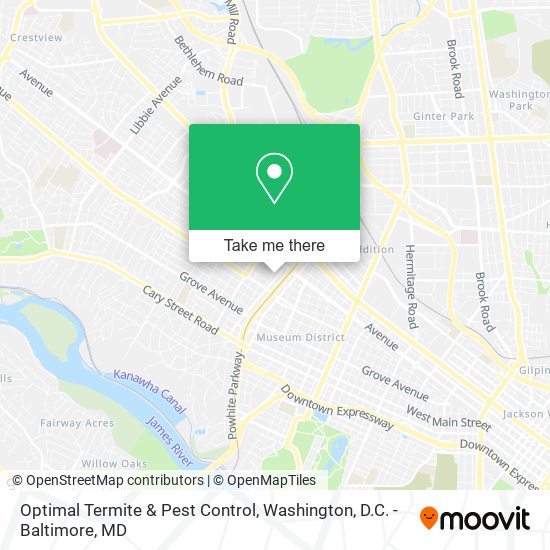 Optimal Termite & Pest Control map