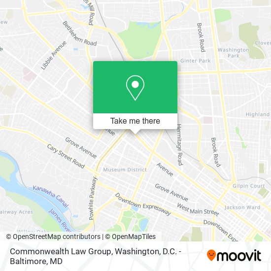 Commonwealth Law Group map