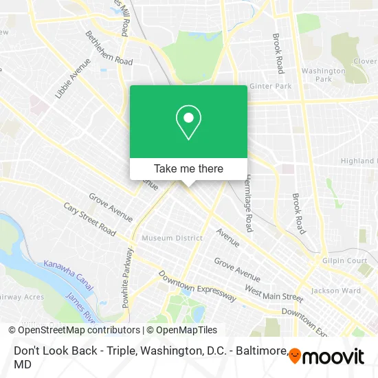 Don't Look Back - Triple map